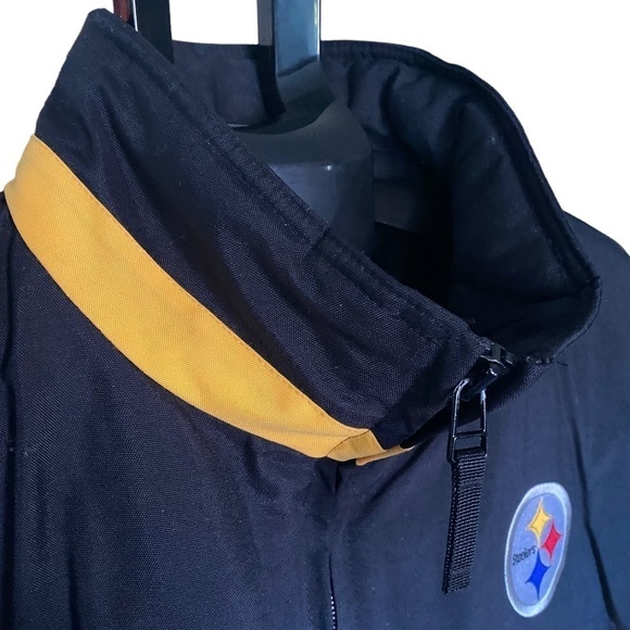 NFL REEBOK PITTSBURGH STEELERS HEAVYWEIGHT Jacket Men’s Size Large Like New ECU - Picture 11 of 16